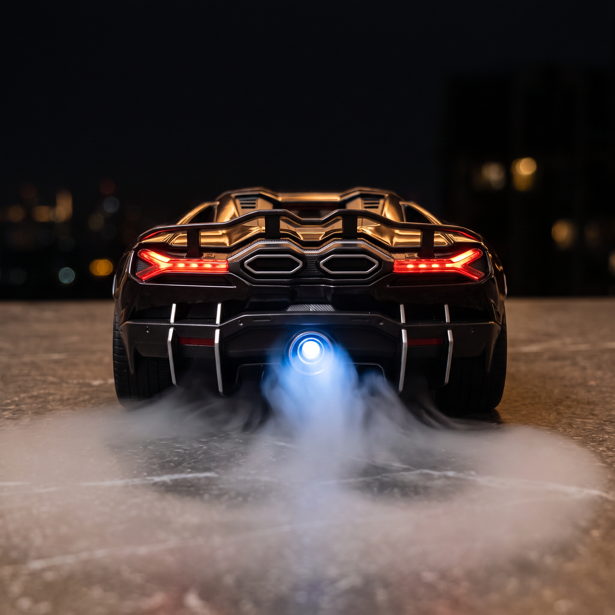 1:24 Hypercar Model with Smoke Exhaust