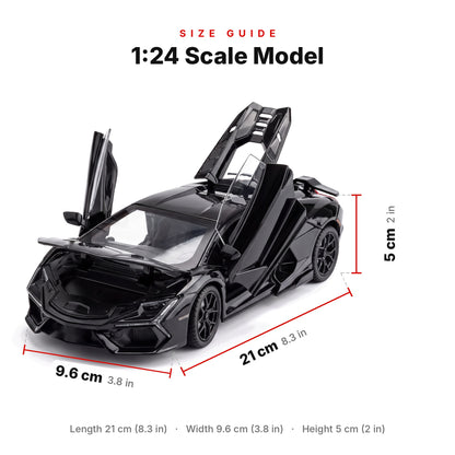 1:24 Hypercar Model with Smoke Exhaust